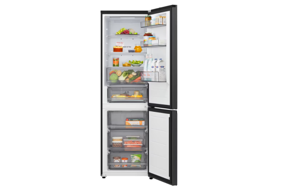 LG GBBSJ10EEP Refrigerator, E, Free-standing, Combi, Height 1.86 m, Net fridge 220 L, Net freezer 113 L, White