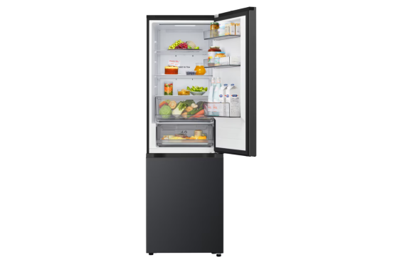 LG GBBSJ10EEP Refrigerator, E, Free-standing, Combi, Height 1.86 m, Net fridge 220 L, Net freezer 113 L, White