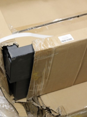 Lanberg Rack cabinet 19" free-standing 42U / 600x1000 (flat pack) with glass door lCD V2 | FF01-6042-12BL | DAMAGED PACKAGING, SCRATCHED ON THE FROM PARTS | Black