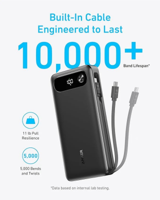 Anker Power Bank 65W | A1383H11 | 20000 mAh | Black