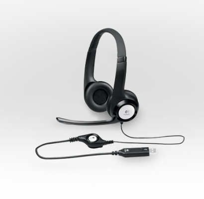 Logitech | Computer headset | H390 | Built-in microphone | USB Type-A | Black