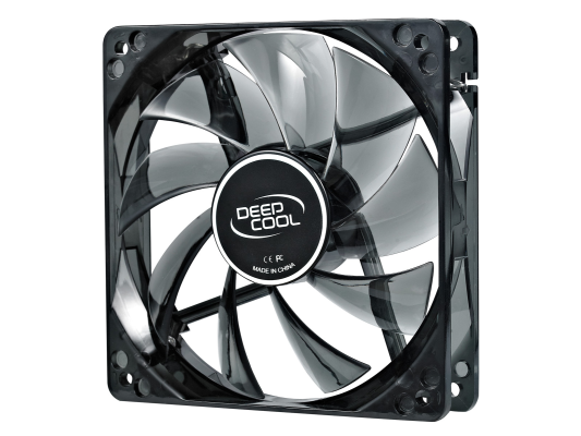 120 mm case ventilation fan, "Wind Blade 120", transparent, hydro bearing,4 LED's | Deepcool
