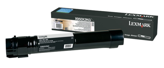 Lexmark X950X2KG | X95x Black Extra High Yield Toner Cartridge (32K) | Cartridge | Black