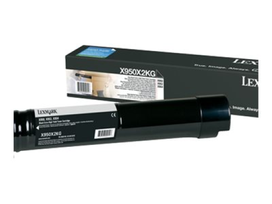 Lexmark X950X2KG | X95x Black Extra High Yield Toner Cartridge (32K) | Cartridge | Black