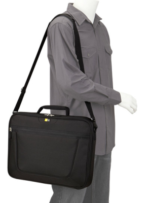 Case Logic | VNCI217 | Fits up to size 17.3 " | Messenger - Briefcase | Black | Shoulder strap