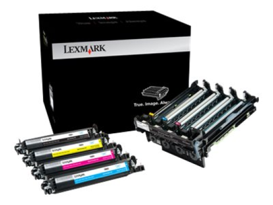 Lexmark 70C0Z50 | 700Z5 Black and Colour Imaging Kit | Imaging Kit | Black, Cyan, Magenta, Yellow