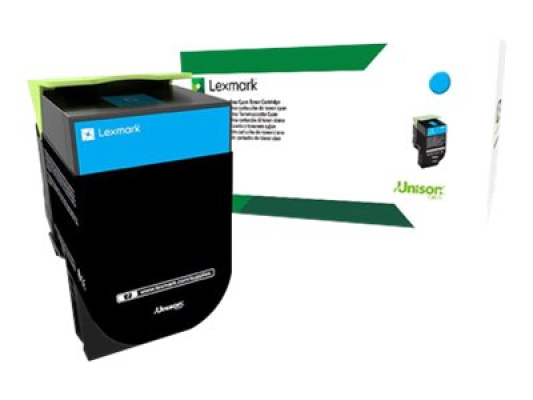 Lexmark 80C2SC0 | 802SCE Cyan Standard Yield Corporate Cartridge (2k) | Cartridge | Cyan