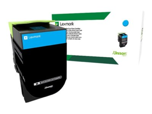 Lexmark 80C2SC0 | 802SCE Cyan Standard Yield Corporate Cartridge (2k) | Cartridge | Cyan