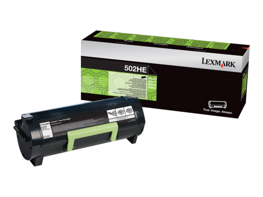 Lexmark 50F2H0E | 502HE High Yield Corporate Cartridge (5k) | Cartridge | Black