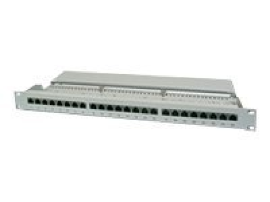 Digitus | Patch Panel | DN-91524S | White | Category: CAT 5e; Ports: 24 x RJ45; Retention strength: 7.7 kg; Insertion force: 30N max | 48.2 x 4.4 x 10.9 cm