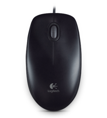 Logitech | Mouse | B100 | Wired | Black