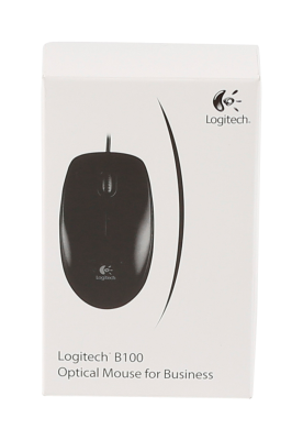 Logitech | Mouse | B100 | Wired | Black