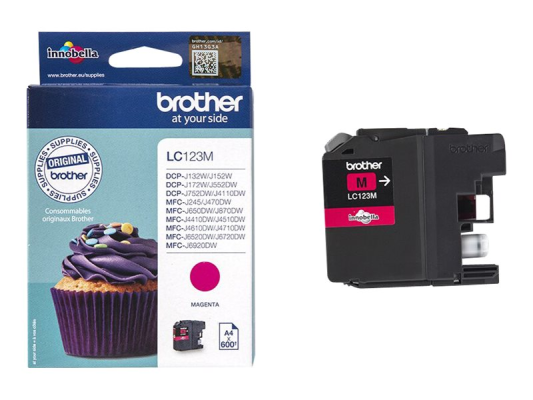 Brother LC123M | Ink Cartridge | Magenta