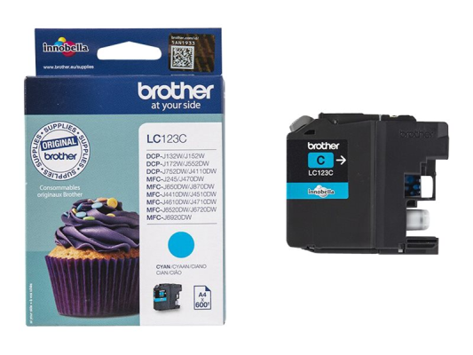 Brother LC123C | Ink Cartridge | Cyan