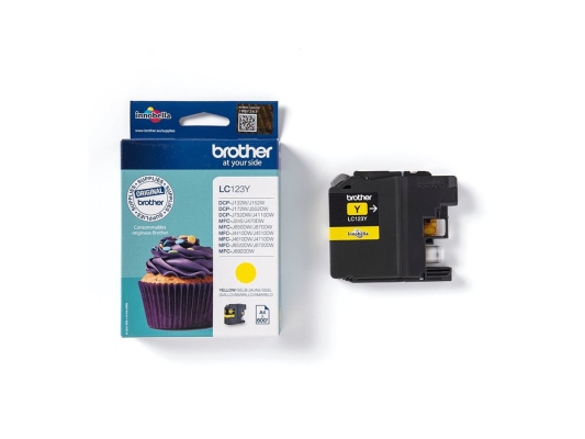 Brother LC123Y | Ink Cartridge | Yellow