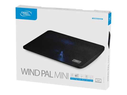 Deepcool | Wind Pal Mini | Notebook cooler up to 15.6" | 340X250X25mm mm | 575g g