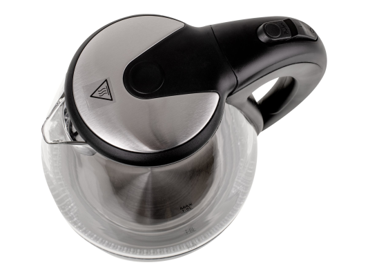 Kettle | Adler | Kettle | AD 1224 | Standard | 2000 W | 1.5 L | Glass | 360° rotational base | Black