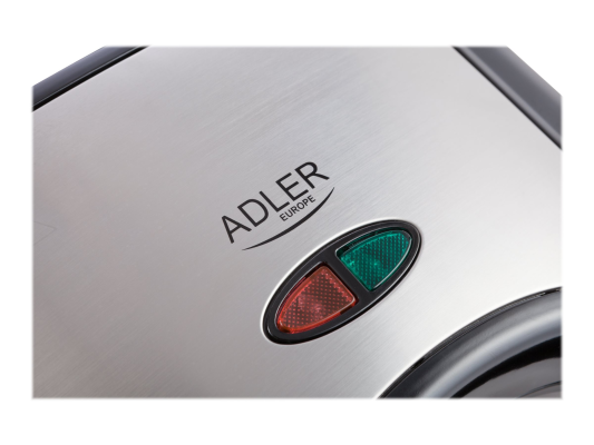 Adler | Sandwich maker | AD 3015 | 750 W | Number of plates 1 | Number of pastry 2 | Black