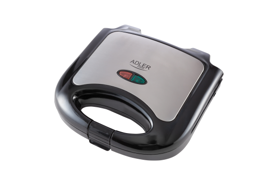 Adler | Sandwich maker | AD 3015 | 750 W | Number of plates 1 | Number of pastry 2 | Black