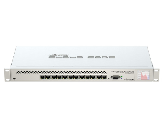 CCR1016-12G Router | 1000 Mbit / s | Ethernet LAN (RJ-45) ports 12 | 1 | 12 month(s)
