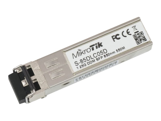 MikroTik | S-31DLC20D | SFP | Single-Mode Fiber | Dual LC | 10 / 100 / 1000 Mbit / s | Wavelength 1310 nm | Maximum transfer distance 20000 m | -40 to +70C