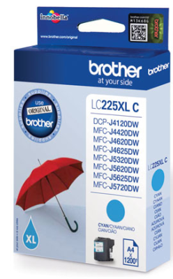 Brother LC-225XLC | Ink Cartridge | Cyan