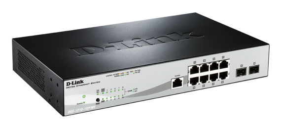 D-Link | Metro Ethernet Switch | DGS-1210-10 / ME | Managed L2 | Rack mountable | Gigabit Ethernet (copper) ports quantity 8 | SFP ports quantity 2 | Power supply type Single | 24 month(s)