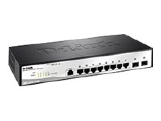 D-Link | Metro Ethernet Switch | DGS-1210-10 / ME | Managed L2 | Rack mountable | Gigabit Ethernet (copper) ports quantity 8 | SFP ports quantity 2 | Power supply type Single | 24 month(s)