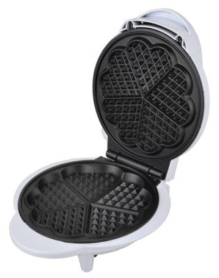 Camry | Waffle maker | CR 3022 | 1000 W | Number of pastry 5 | Heart shaped | White