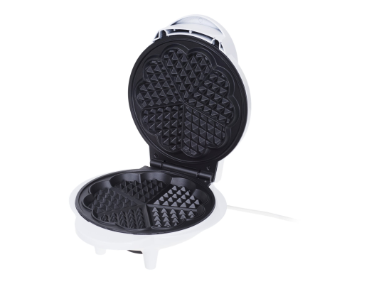 Camry | Waffle maker | CR 3022 | 1000 W | Number of pastry 5 | Heart shaped | White