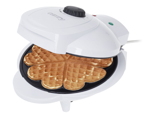 Camry | Waffle maker | CR 3022 | 1000 W | Number of pastry 5 | Heart shaped | White