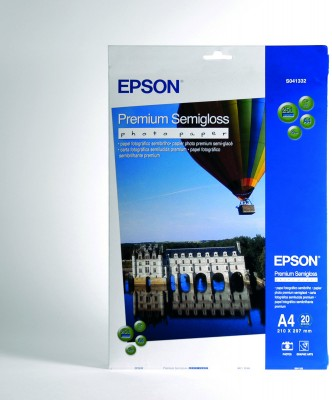 Premium Semigloss Photo Paper, DIN A4, 251g / mÂ², 20 Sheets | A4