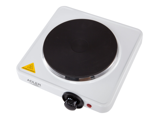 Adler | Free standing table hob | AD 6503 | Number of burners / cooking zones 1 | White | Electric