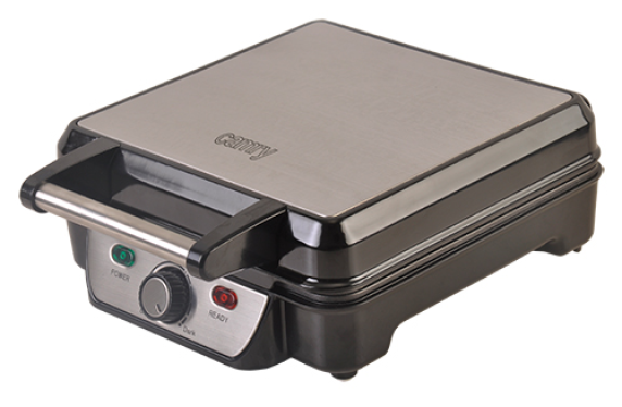 Camry | Waffle maker | CR 3025 | 1150 W | Number of pastry 4 | Belgium | Black / Stainless steel