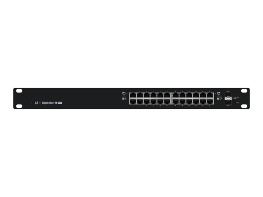 Ubiquiti | Switch | ES-24-250W | Web managed | Rackmountable | Gigabit Ethernet (copper) ports quantity 24 | SFP ports quantity 2 | 12 month(s)