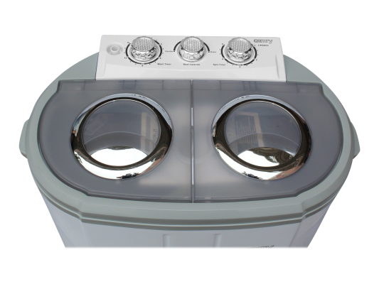 Camry | Washing machine | CR 8052 | Top loading | Washing capacity 3 kg | 1300 RPM | Depth 40 cm | Width 60 cm | White-Grey