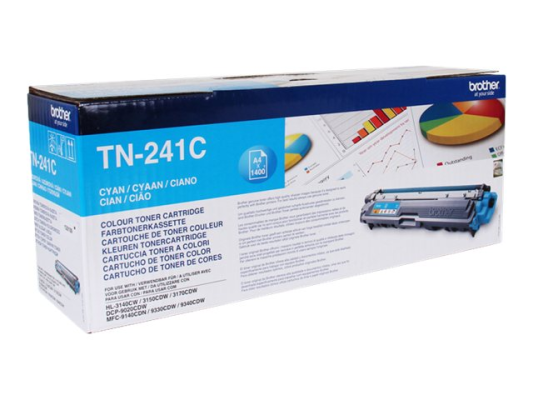 Brother TN-241C | Toner Cartridge | Cyan