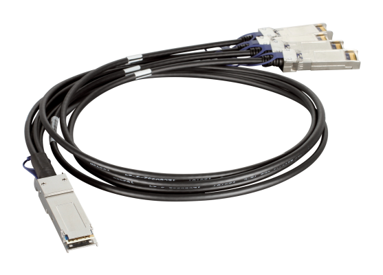 D-Link | DEM-CB100QXS-4XS | QSFP+ | Copper | Direct Attach Cable | 10 / 100 / 1000 / 40000 Mbit / s | Maximum transfer distance 1 m