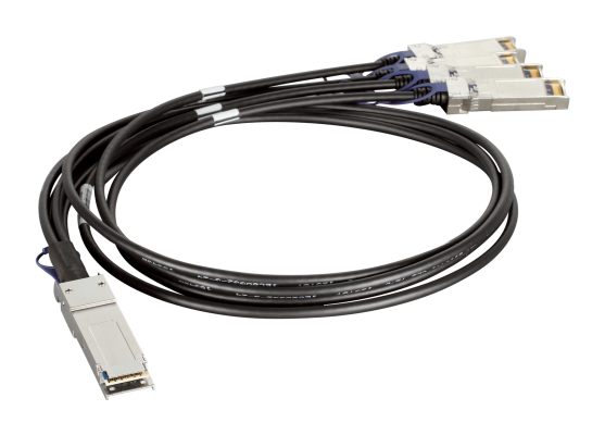 D-Link | DEM-CB100QXS-4XS | QSFP+ | Copper | Direct Attach Cable | 10 / 100 / 1000 / 40000 Mbit / s | Maximum transfer distance 1 m