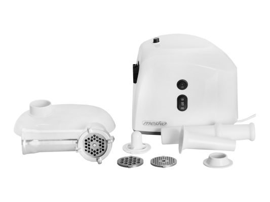 Mesko | Mesko MS 4805 | White | Middle size sieve, mince sieve, poppy sieve, plunger, sausage filler, kibbe attachment