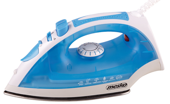 Iron | Mesko | MS 5023 | With cord | 2200 W | Blue / White