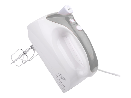 Adler | Mixer | AD 4201 g | Hand Mixer | 300 W | Number of speeds 5 | Turbo mode | White