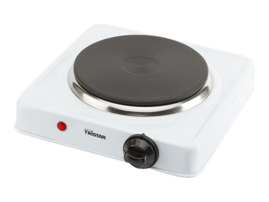 Tristar | Free standing table hob | KP-6185 | Number of burners / cooking zones 1 | Rotary | Black, White | Electric