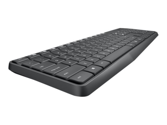 Logitech | MK235 | Keyboard and Mouse Set | Wireless | Mouse included | Batteries included | US | Black | 475 g
