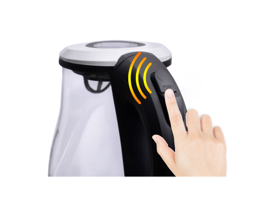 Camry | CR 1251 | Standard kettle | 2000 W | 1.7 L | Glass | 360° rotational base | Glass / Black