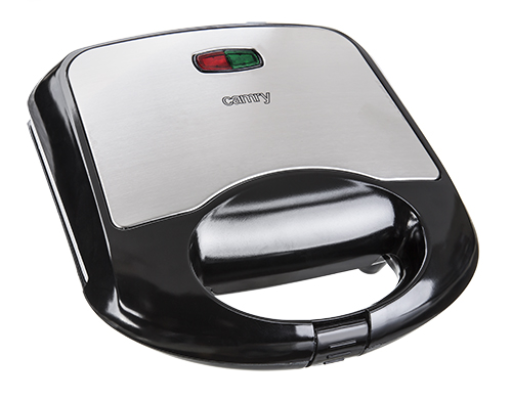 Camry | Sandwich maker | CR 3018 | 850 W | Number of plates 1 | Number of pastry 2 | Ceramic coating | Black