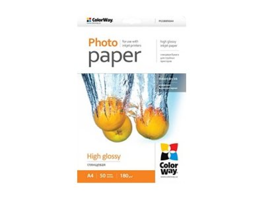180 g / m² | A4 | A4 | High Glossy Photo Paper