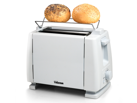 Toaster | Tristar | BR-1009 | Power 750 W | Number of slots 2 | Housing material Metal | White