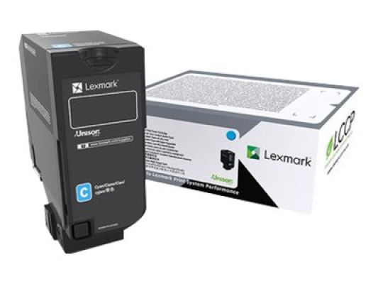 Lexmark 74C0S20 | CS720 Cyan Standard Yield Toner Cartridge | Cartridge | Cyan