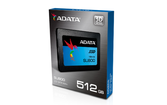 ADATA | Ultimate SU800 | 512 GB | SSD form factor 2.5" | Solid-state drive interface SATA | Read speed 560 MB / s | Write speed 520 MB / s